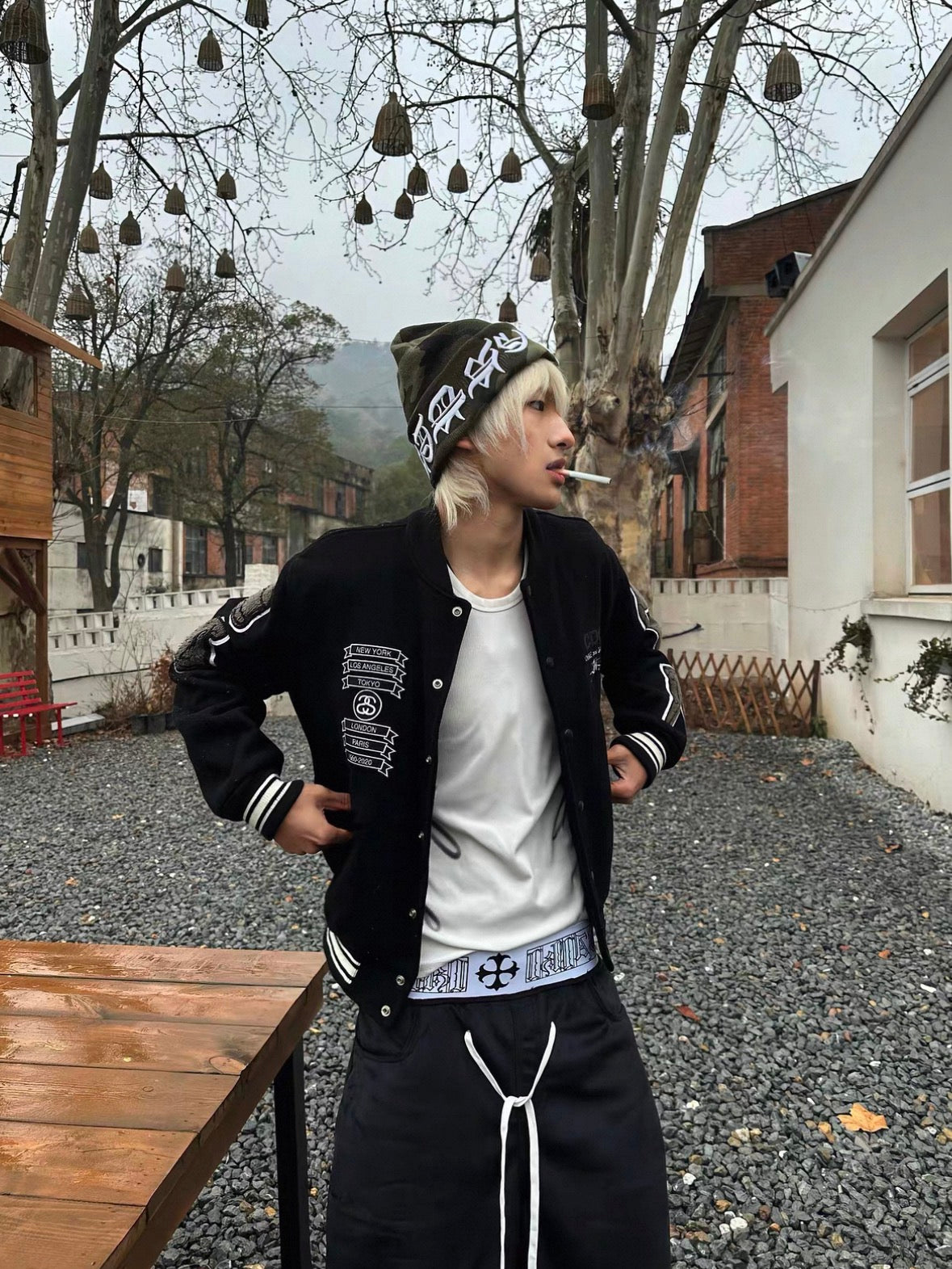 PAIKI Double Waist Pants