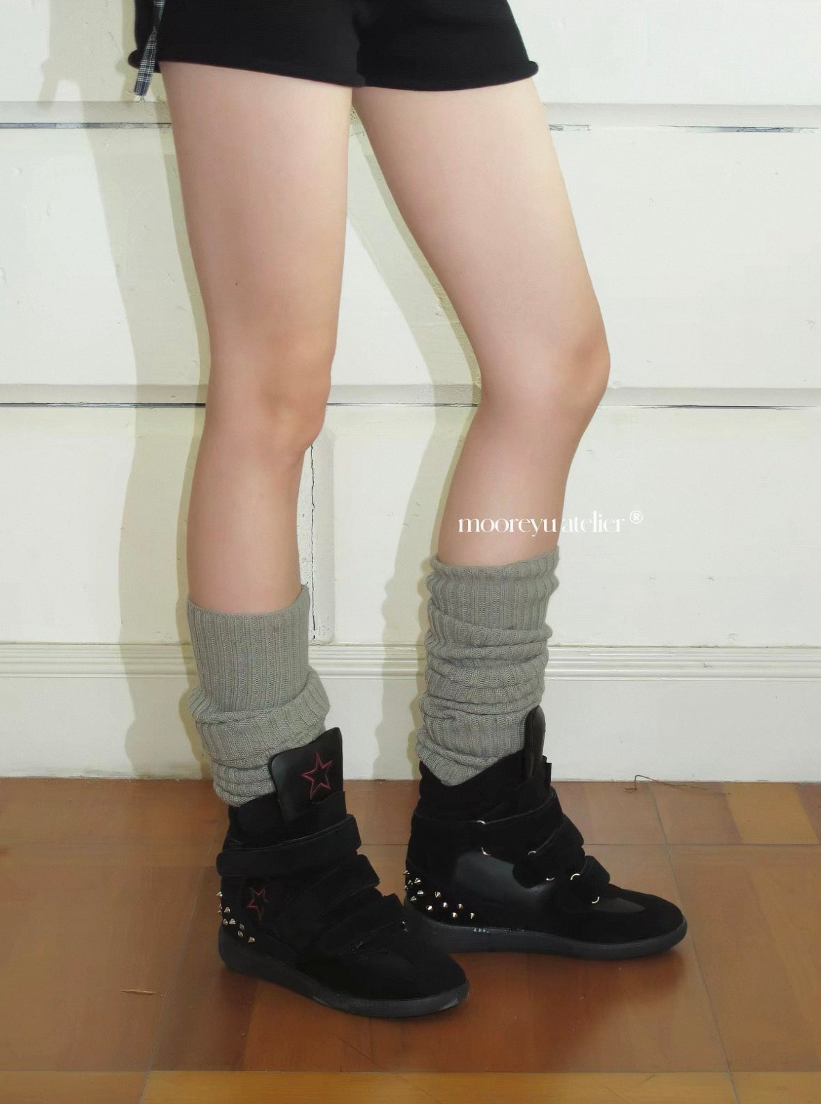 Studded Platform Sneakers