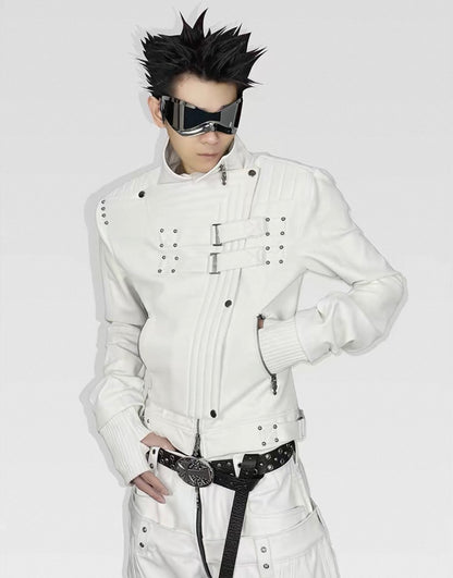 Silver Moon Rider Leather Jacket