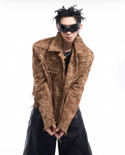 STARTEXCEEDEND Wasteland Distressed Jacket