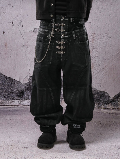 THEWET Double Waist Pants