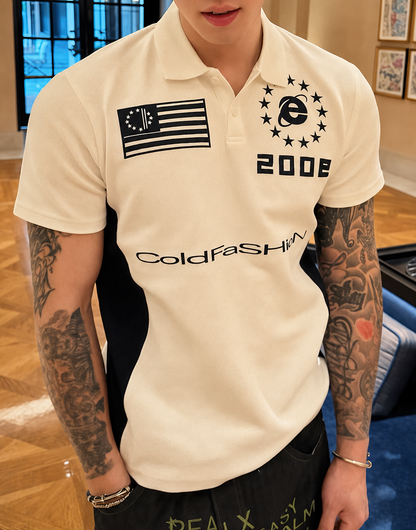 Flag Logo Polo Shirt