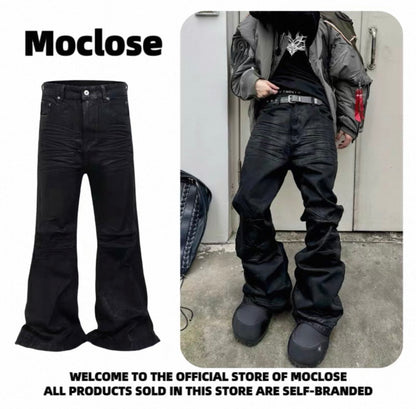 【期間限定販売】MOCLOSE Simple Denim Flare Pants