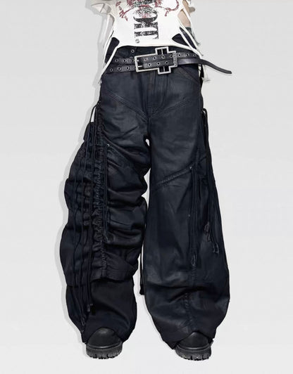 ATANOTHINGNESS Dark Baggy Denim Pants