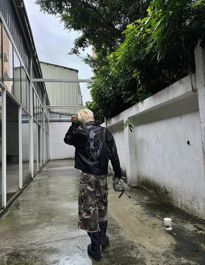 POP PROJECT Camo long Half pants