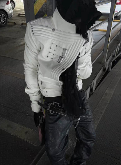 Silver Moon Rider Leather Jacket