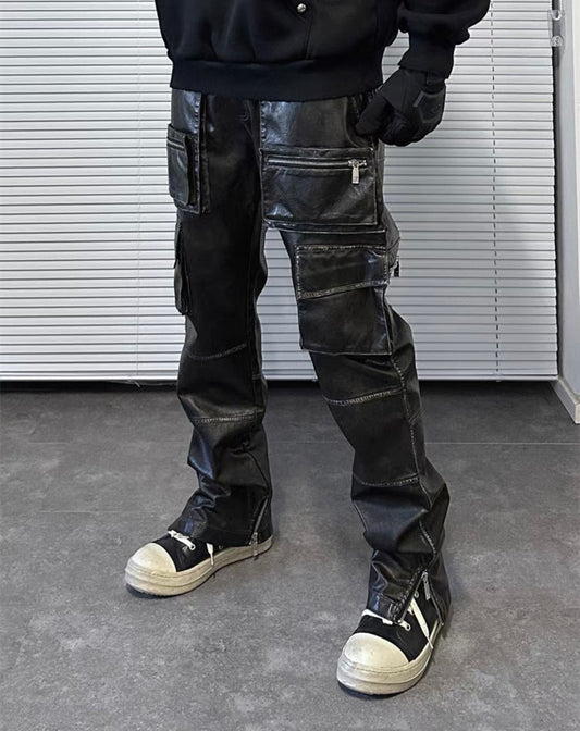 EVI GAZER Black poket pants