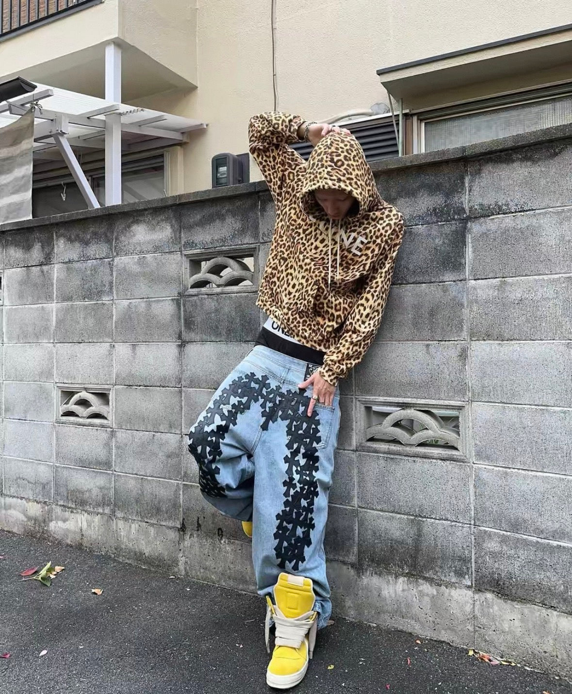 RYE CHASIN Cross Wash Denim Pants