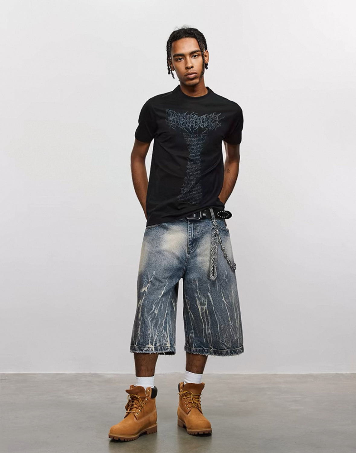 ANTIDOME WORLDWIDE Denim Half Pants
