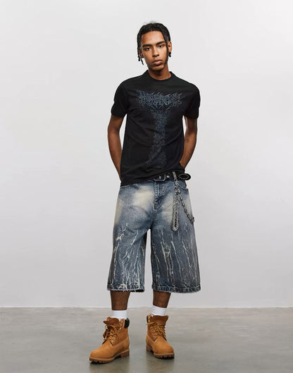 ANTIDOME WORLDWIDE Denim Half Pants