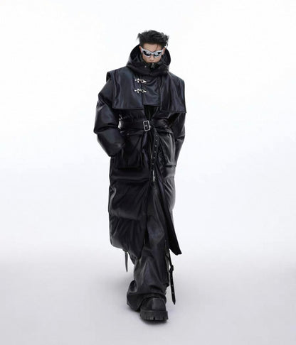 ArguE CulturE PU Leather Long Coats