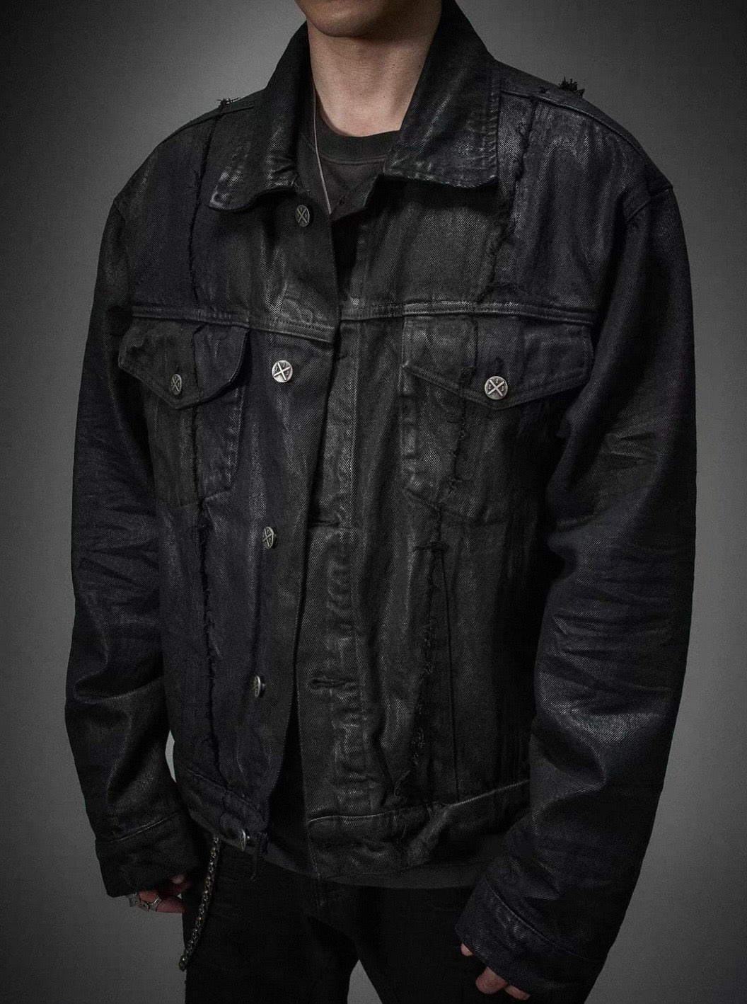 EODUP Wax Denim Jacket