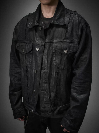 EODUP Wax Denim Jacket