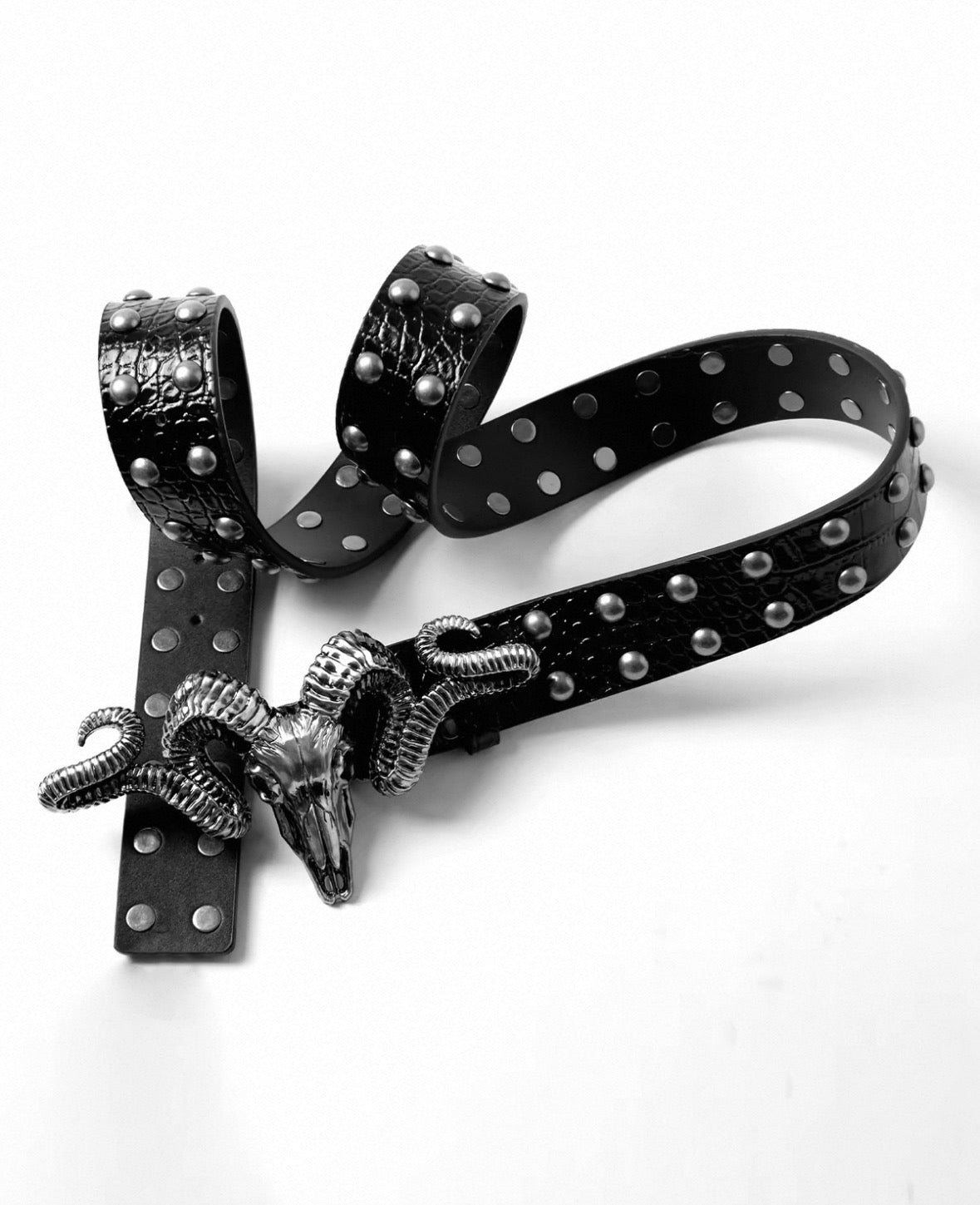 DARKRTPTS Devil motif belt