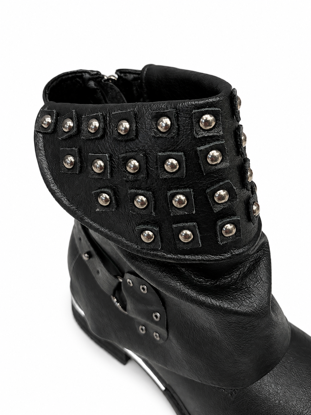 Studded Short Boots
