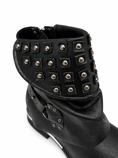 Studded Short Boots