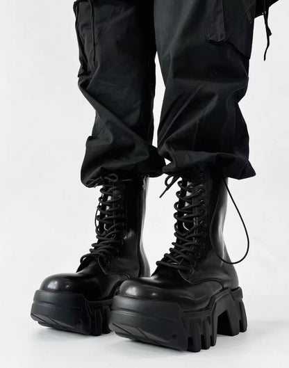 Platform Combat Boots