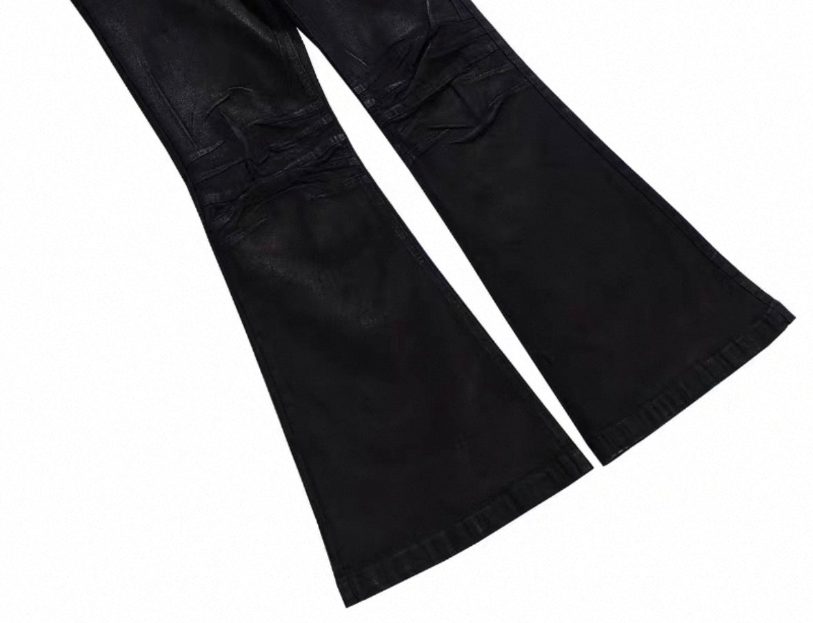 【期間限定販売】MOCLOSE Simple Denim Flare Pants