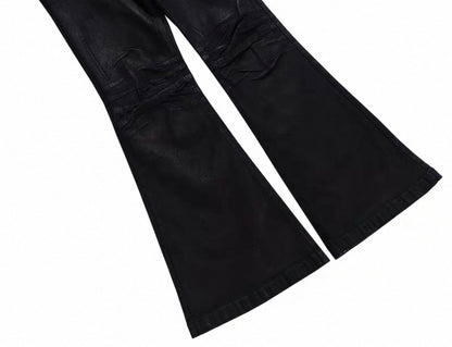 【期間限定販売】MOCLOSE Simple Denim Flare Pants