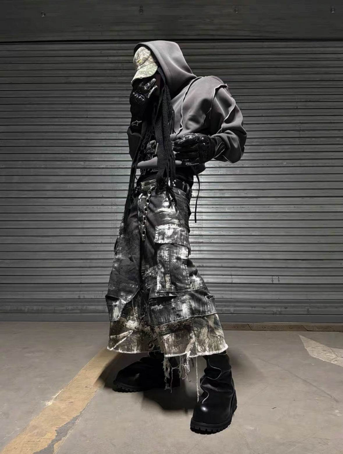 GOJOYJINNI Deathtroy Half Pants