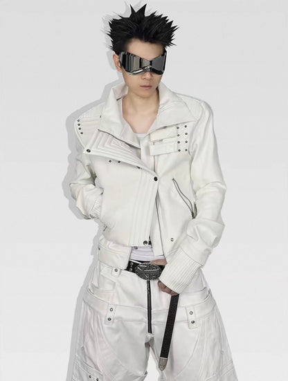 Silver Moon Rider Leather Jacket