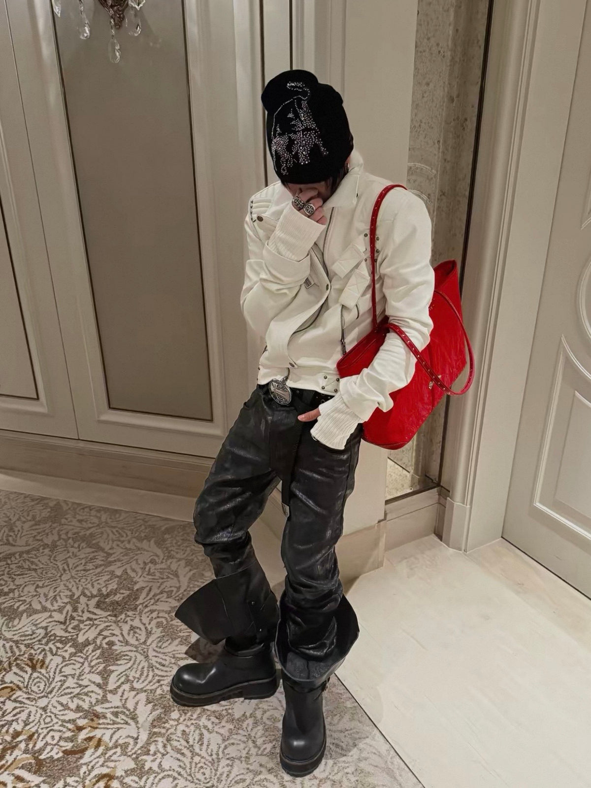 Silver Moon Rider Leather Jacket