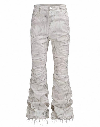 REBELWAVE White Flare Pants