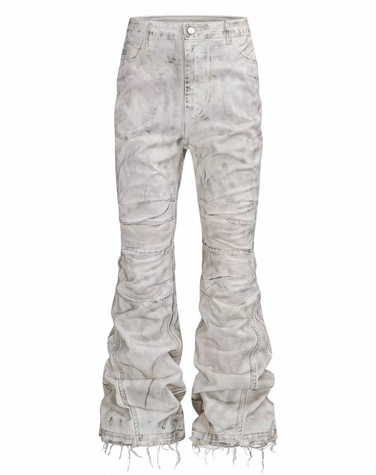 REBELWAVE White Flare Pants