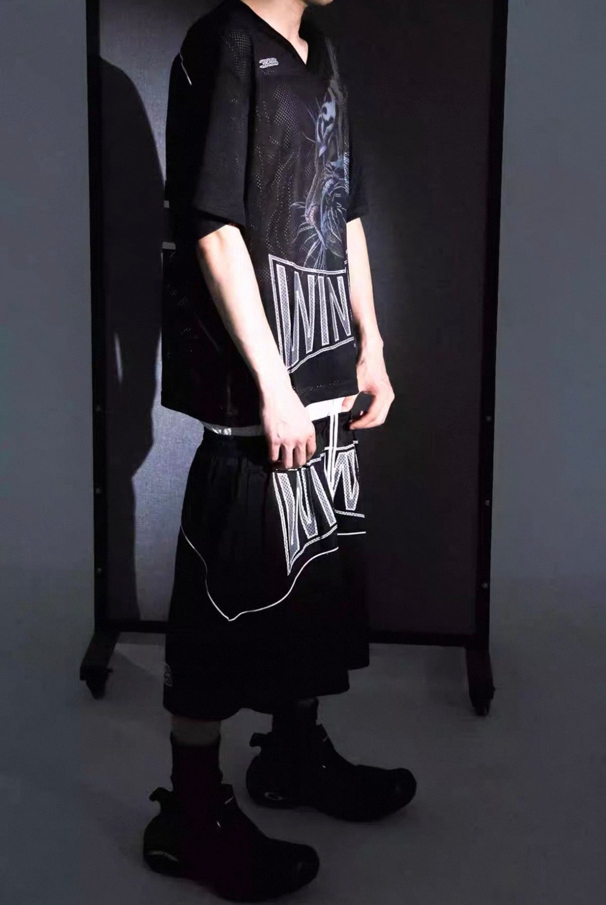 PCCVISION Black half pants
