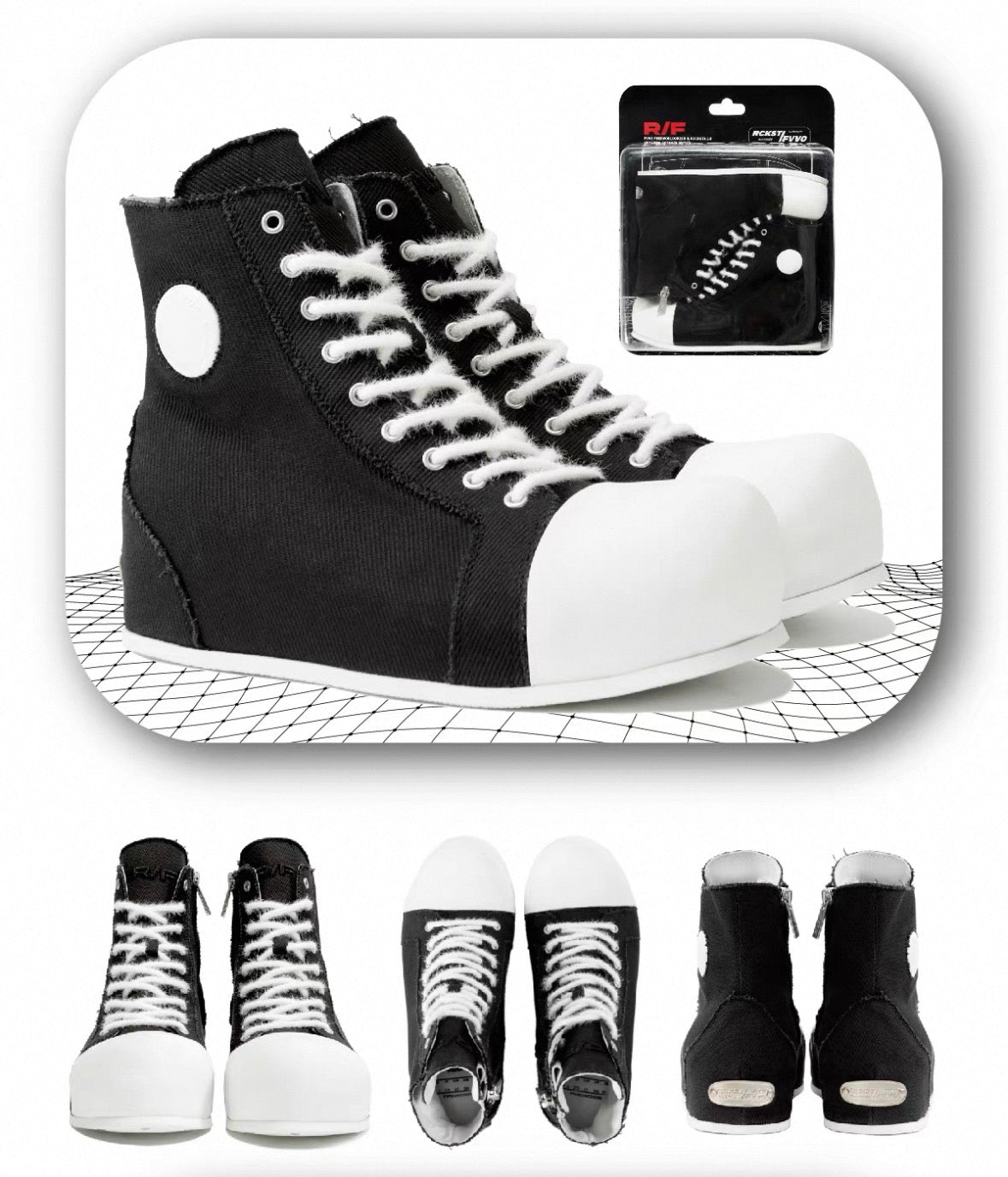 ROCKSTA×F.V.V.O High Cut Platform Shoes