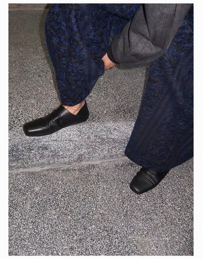 Cowhide Leather Slipper
