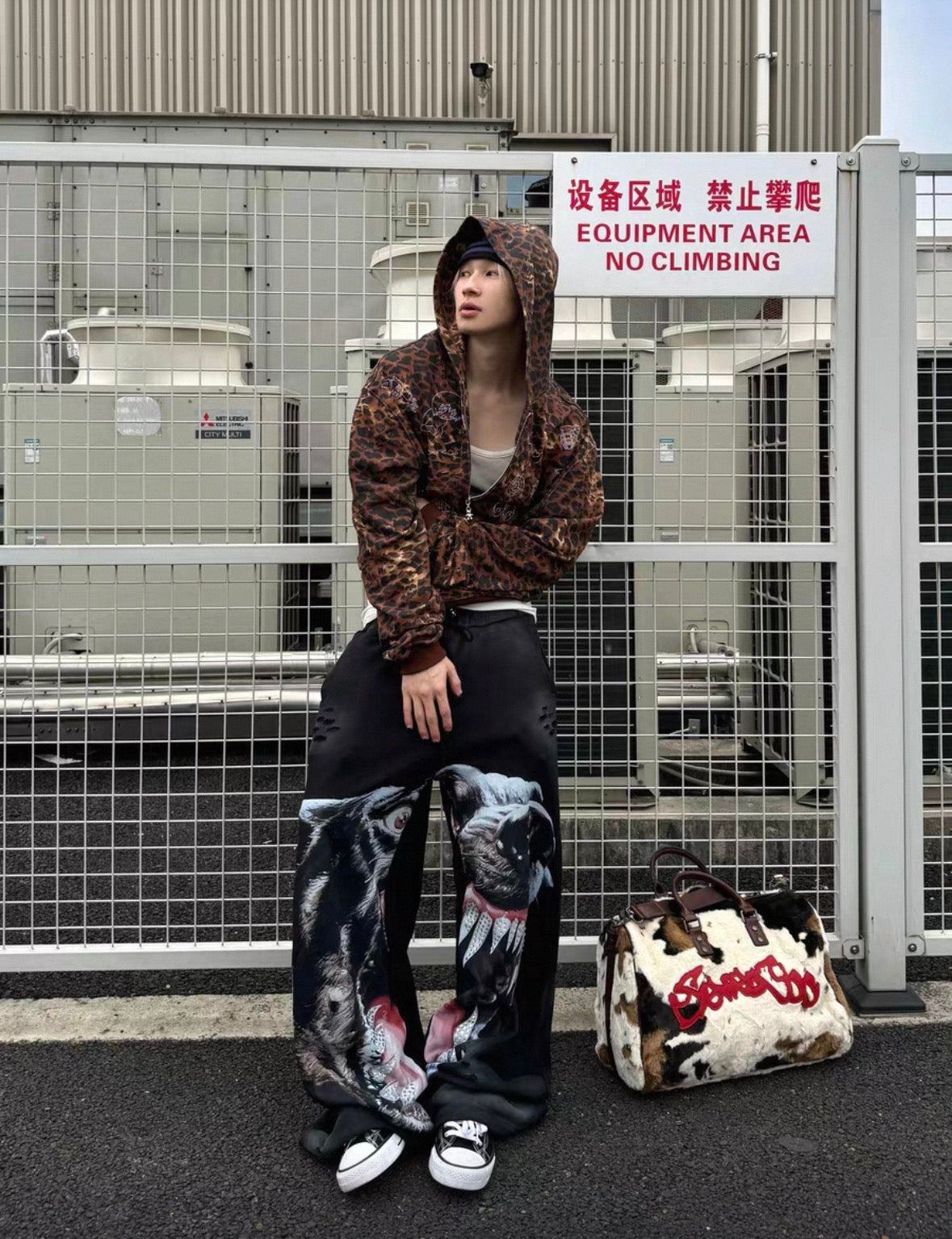 99CLUB Wash Sweat Pants