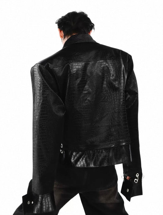 STARTEXCEEDEND PU Leather   Jacket