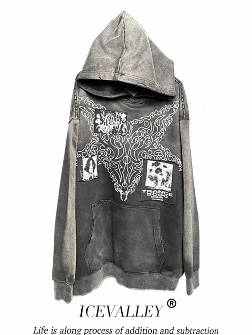 MELANIN Wash Gradation Hoodie