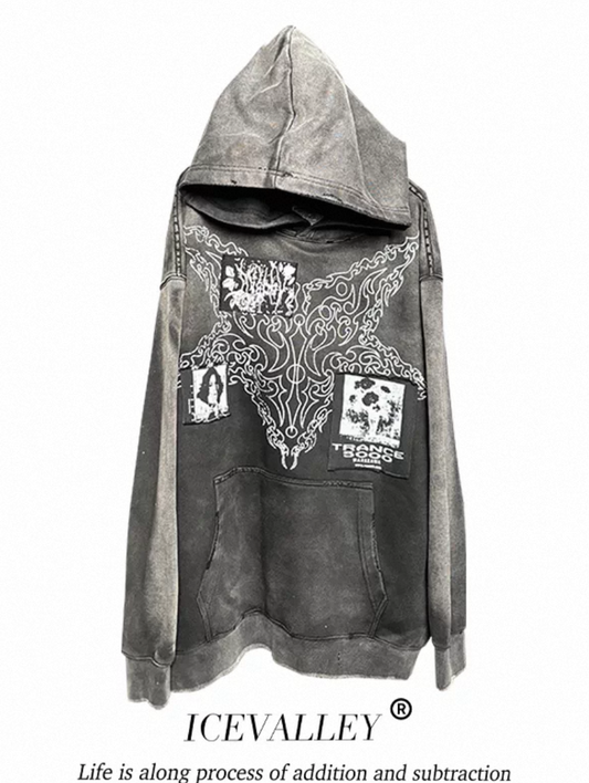 MELANIN Wash Gradation Hoodie