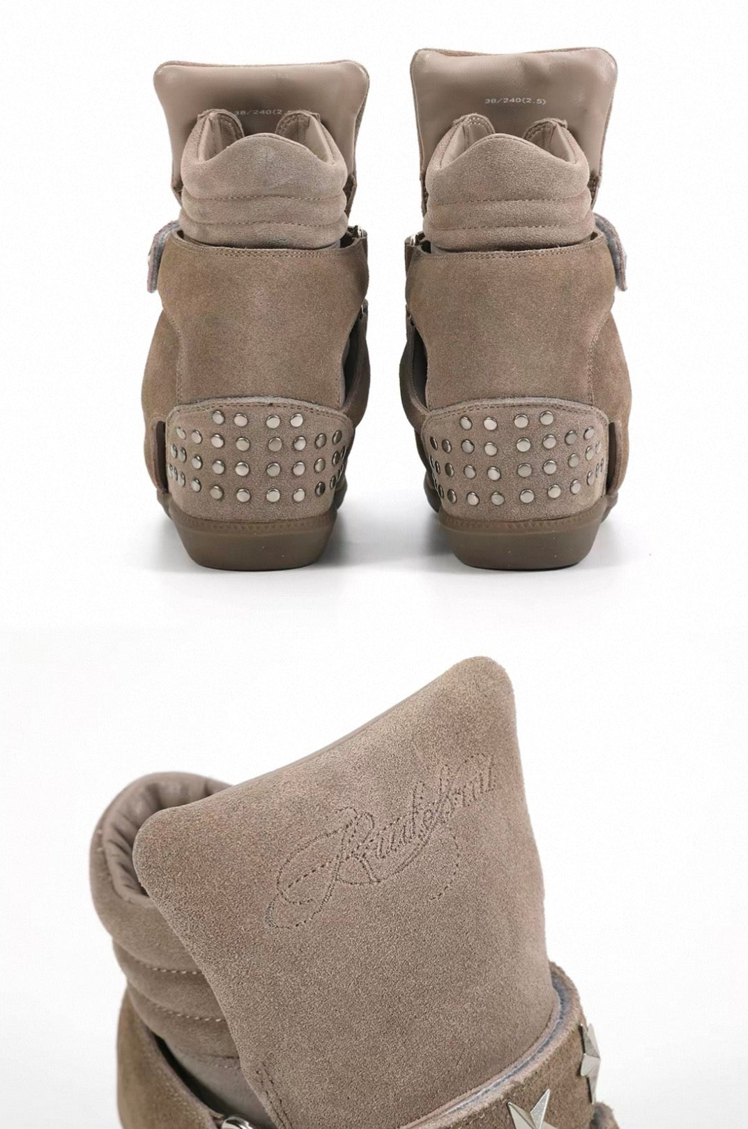 Studded Platform Sneakers