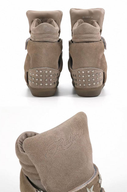Studded Platform Sneakers