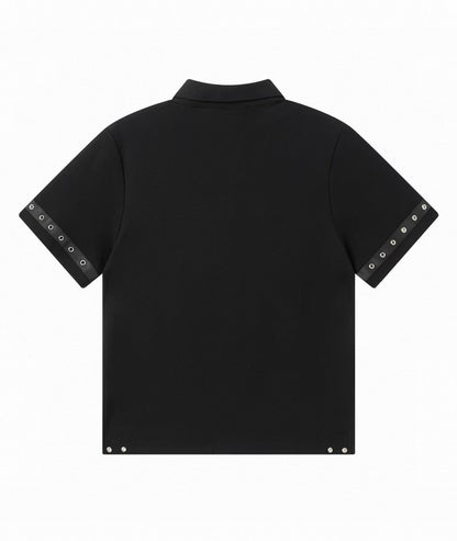 Studs Cross Polo Shirt
