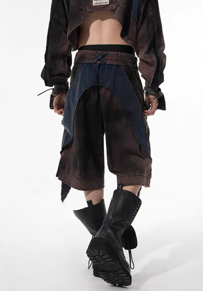 STARTEXCEEDEND Grunge Half pants