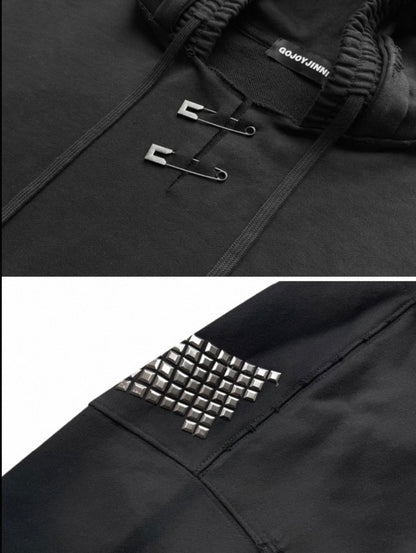 GOJOYJINNI Studs Crush Hoodie