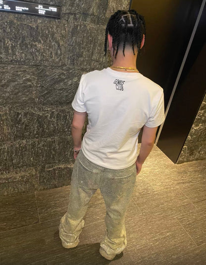SICK IT RAIN Line Stone Blue Denim Jeans