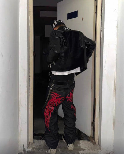 UCAN'TBELIKEME PU leather Far Jacket