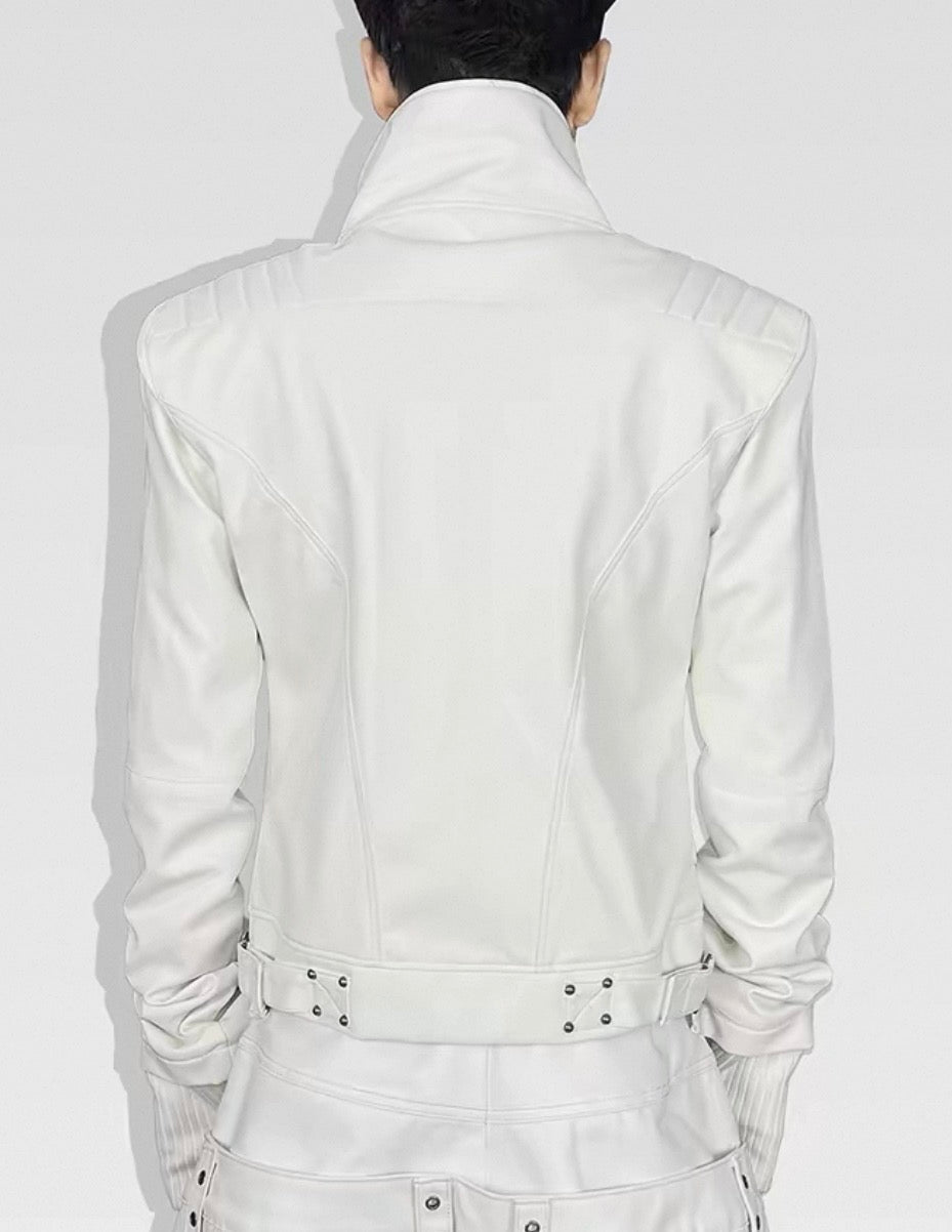 Silver Moon Rider Leather Jacket