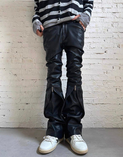FROMTHEISLAND PU leather Pants