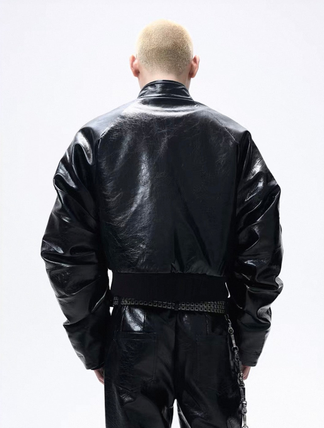 FRKM SCD PU Leather Short Jacket
