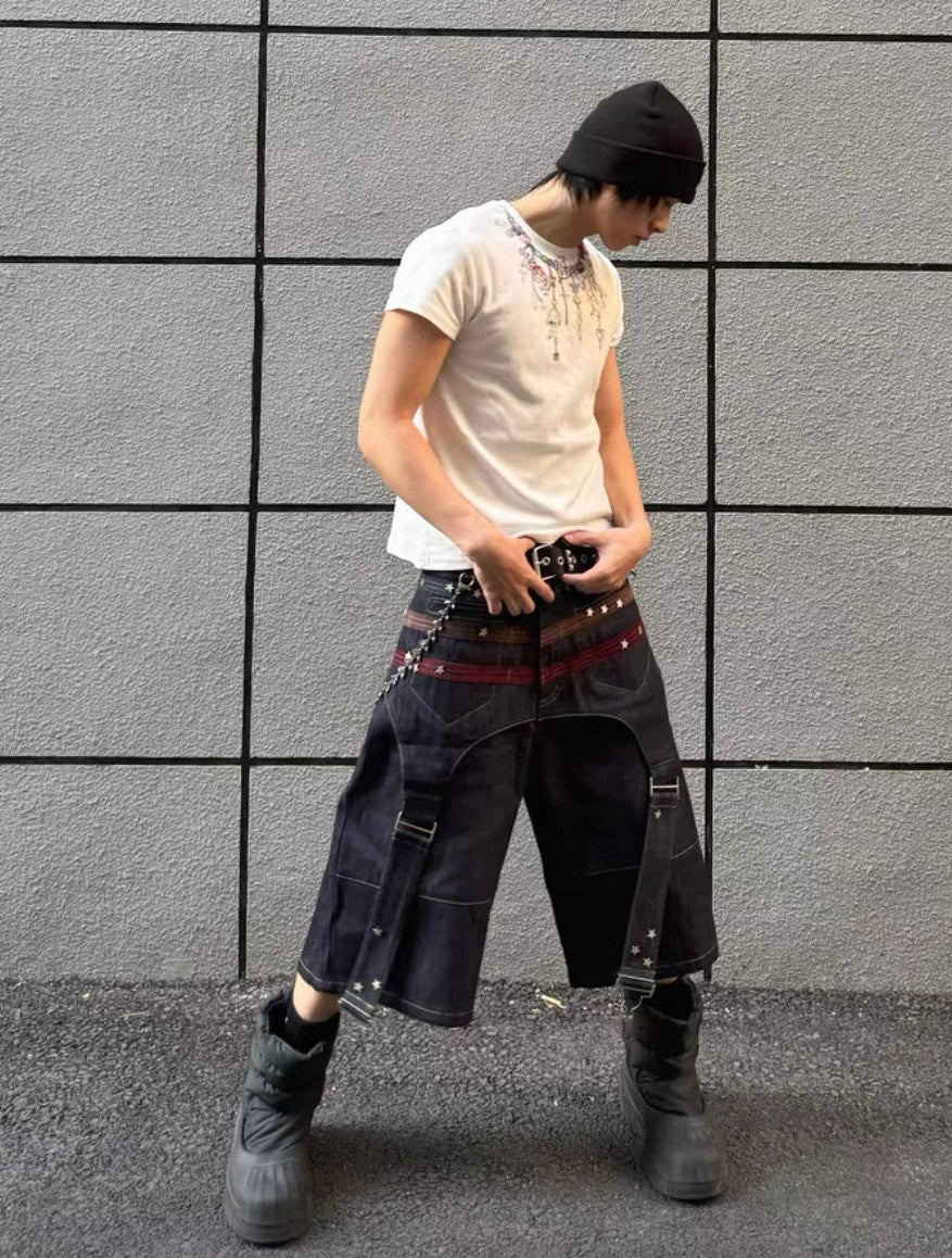 DND4DES Denim Half pants