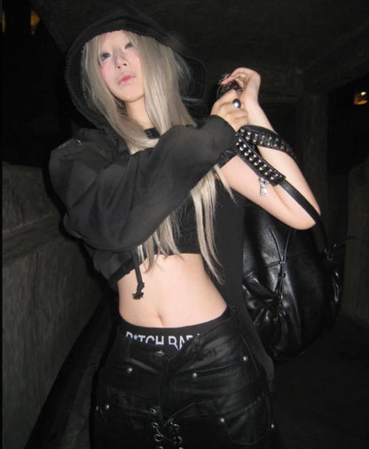 GOJOYJINNI Studs Crush Hoodie