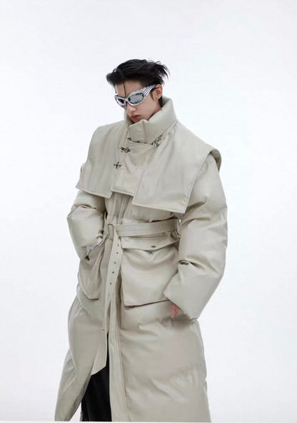 ArguE CulturE PU Leather Long Coats