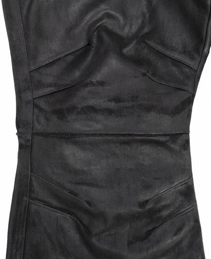 BLACK K Patch Work Flare Pants