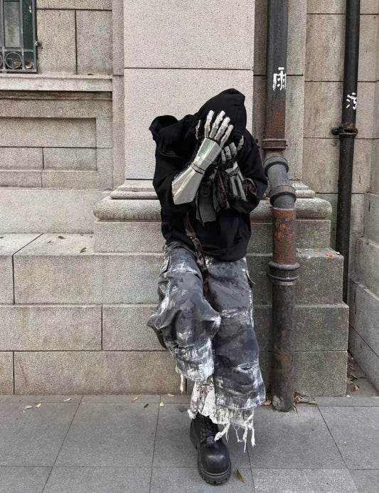 GOJOYJINNI Deathtroy Half Pants